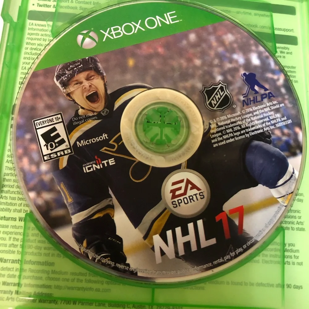 NHL 17  Hockey Video Game For Microsoft Xbox One, 2016 World Cup Hockey‎ tested